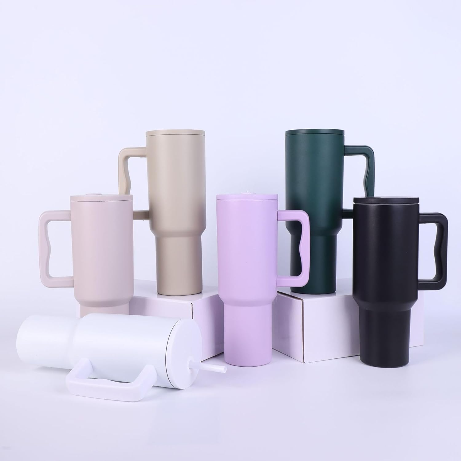 1200ML Stainless Steel Tumbler Hot and Cold with Handle