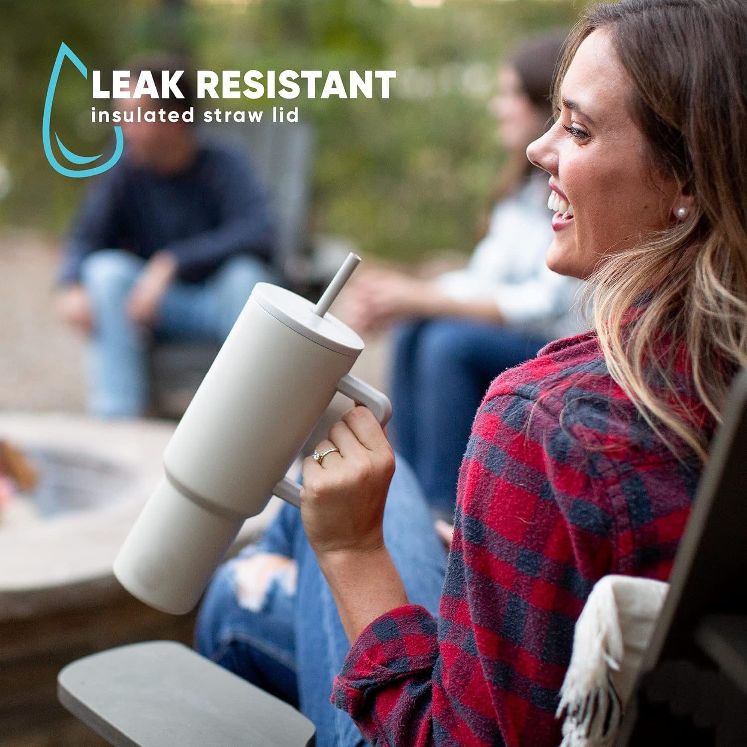 1200ML Stainless Steel Tumbler Hot and Cold with Handle