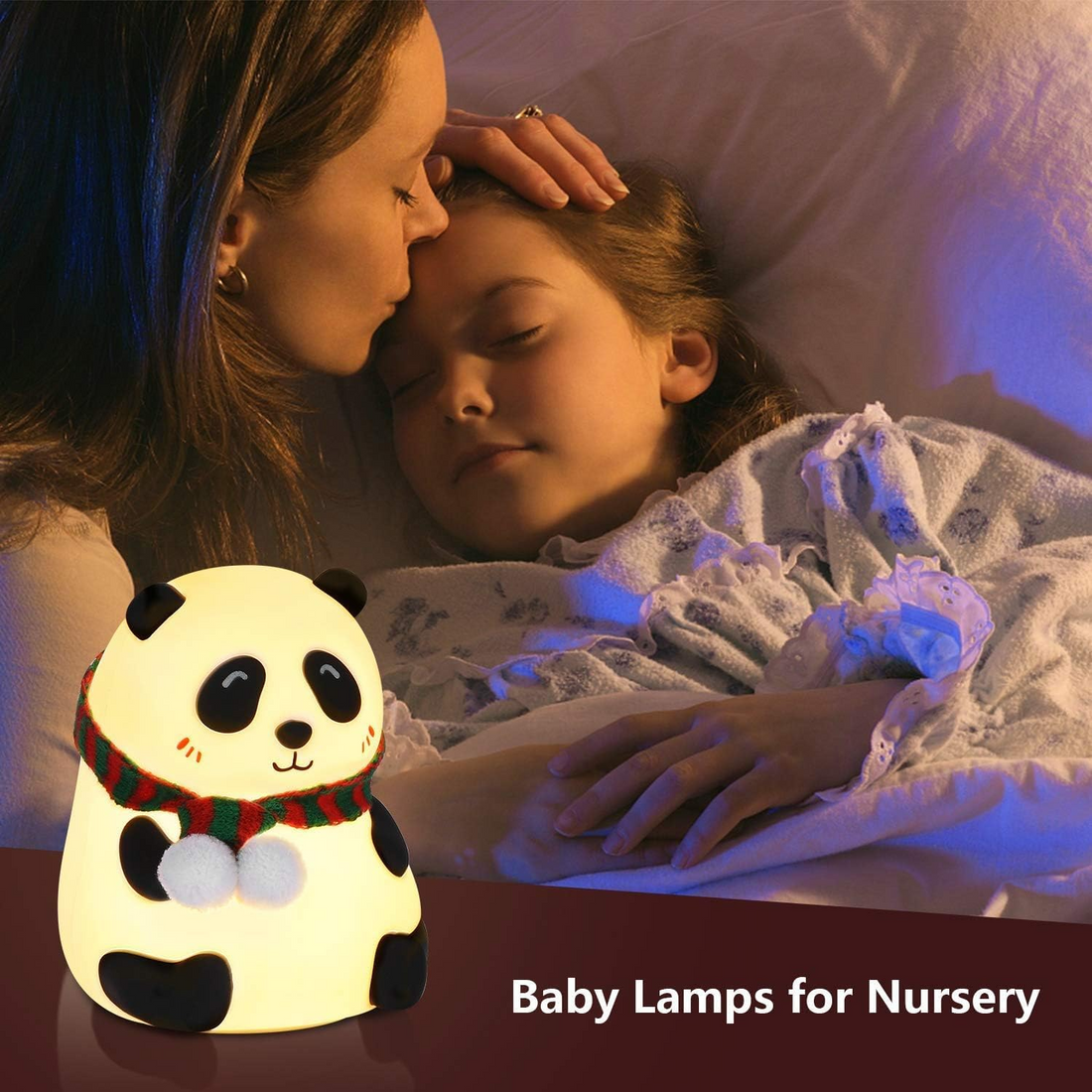 Rechargeable Silicone Panda Night Light