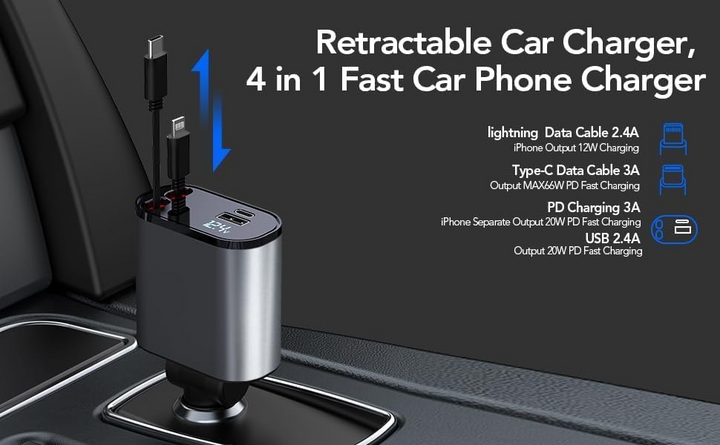 4 in 1 Car Charger