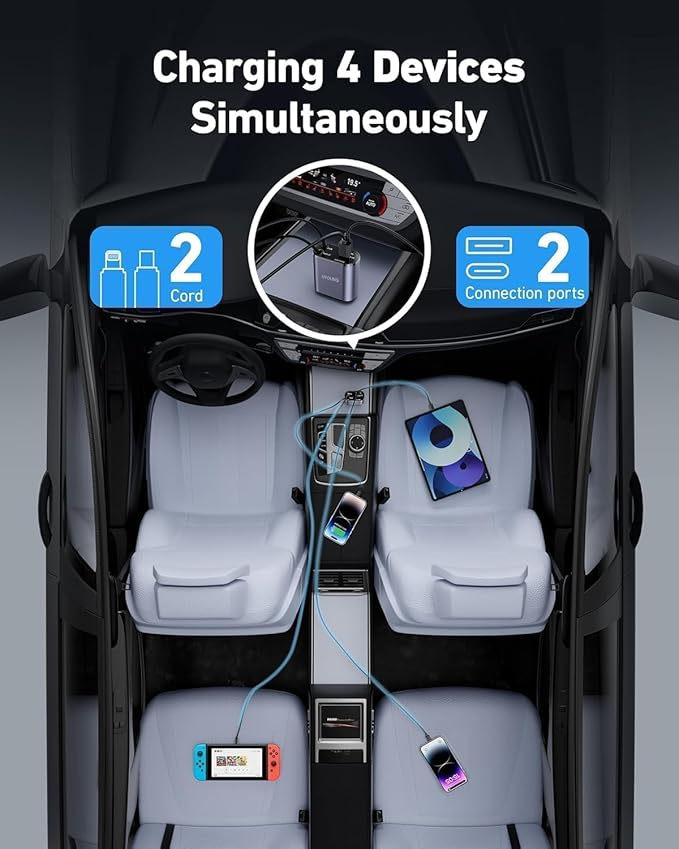 4 in 1 Car Charger