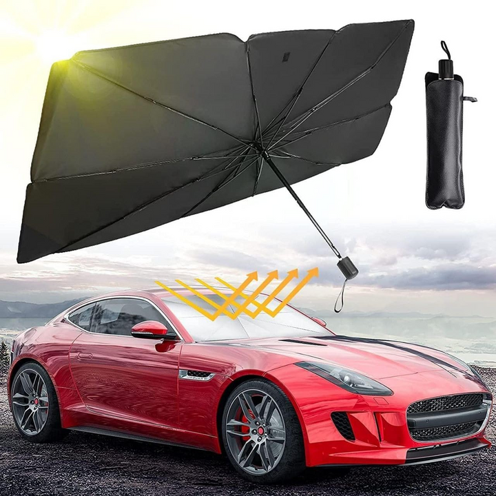 Foldable Car Windshield Sunshade Umbrella – UV Protection, Heat Blocker for Front Window