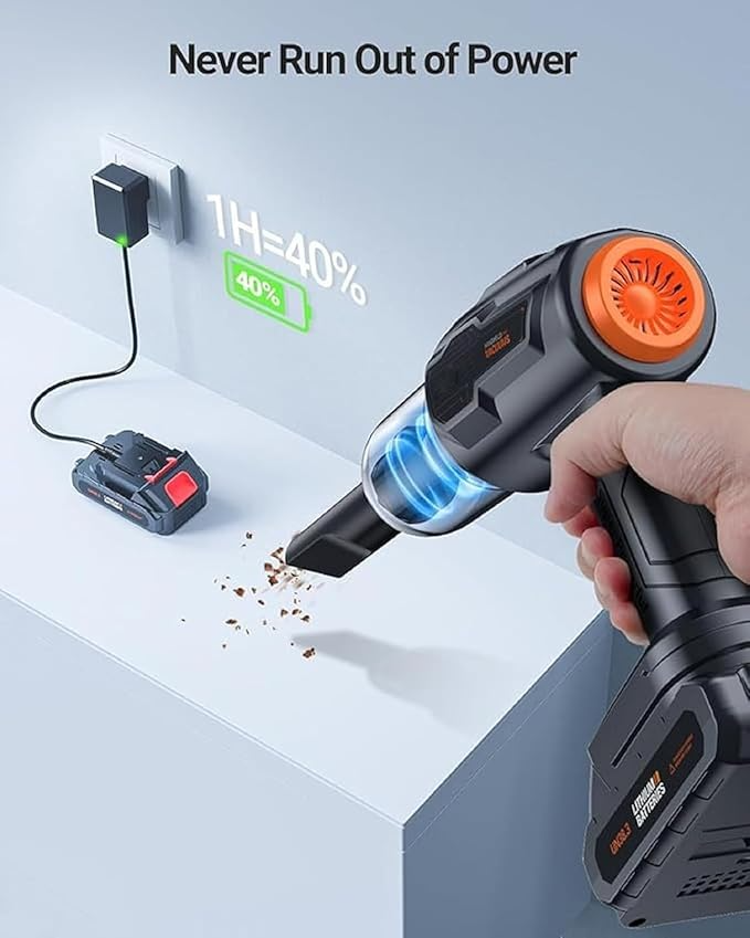 USB Rechargeable Wireless Handheld Car Vacuum Cleaner
