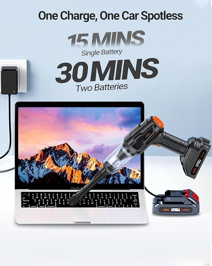 USB Rechargeable Wireless Handheld Car Vacuum Cleaner