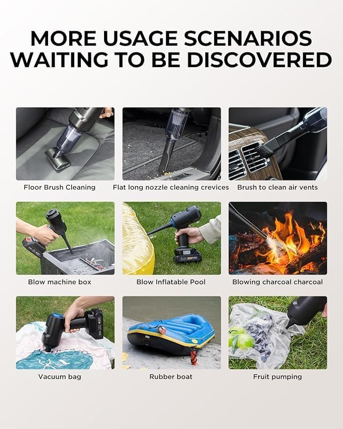 USB Rechargeable Wireless Handheld Car Vacuum Cleaner
