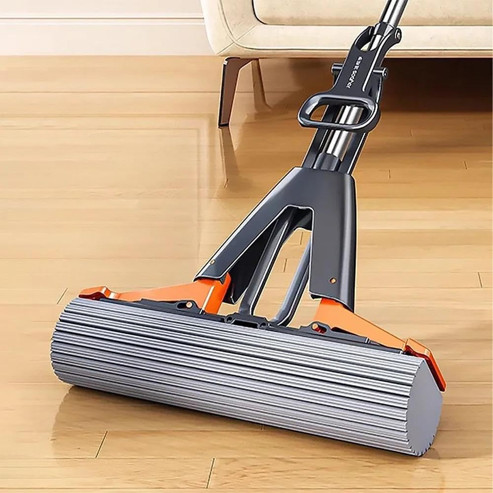 Butterfly Sponge Mop with Squeeze Roller