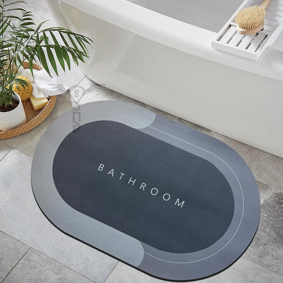 Anti-Skid Water Soaking Bathroom Mat