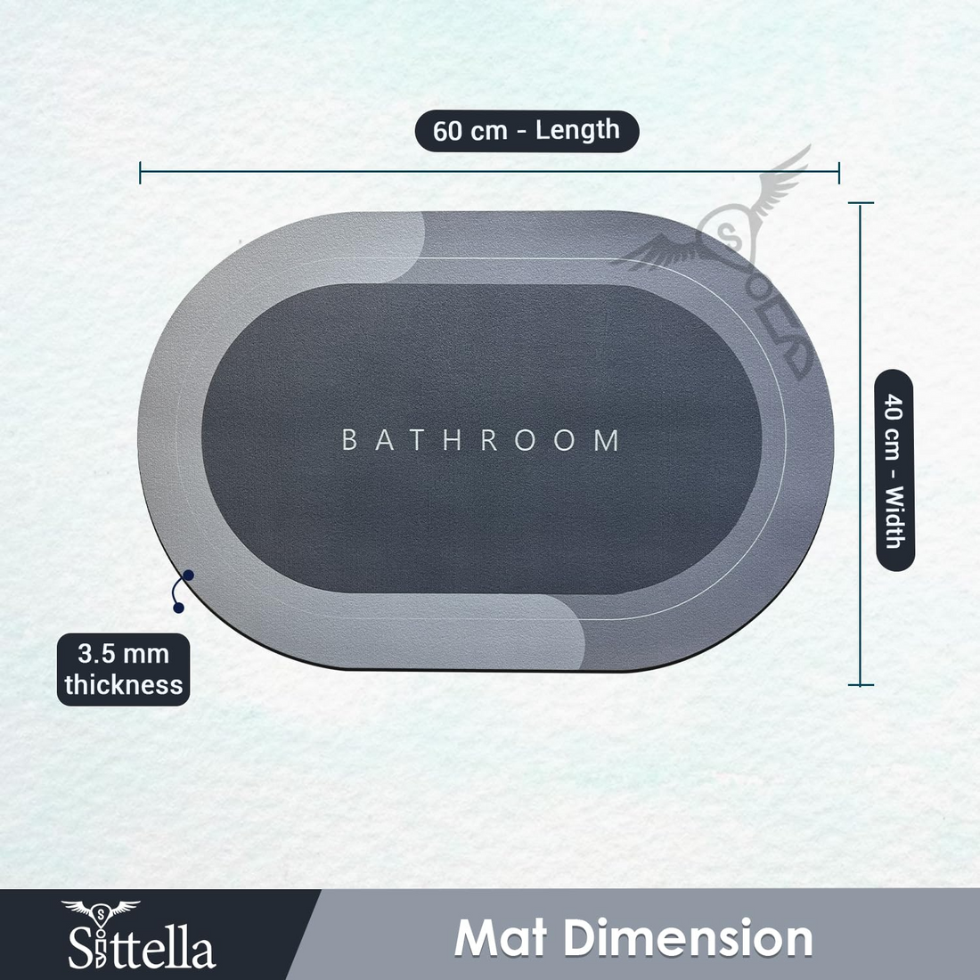 Anti-Skid Water Soaking Bathroom Mat