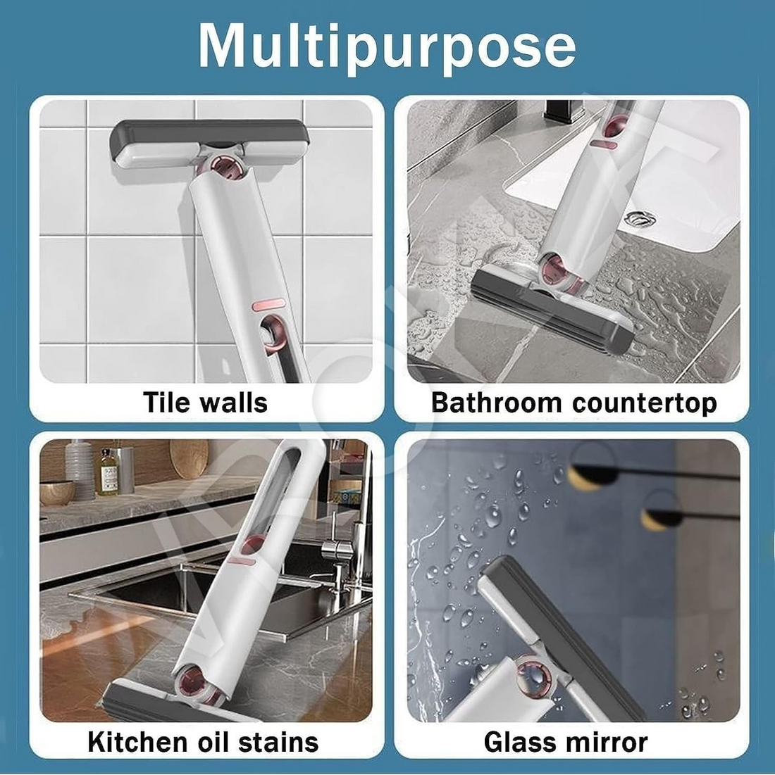 Portable Self-Squeeze Short Mop