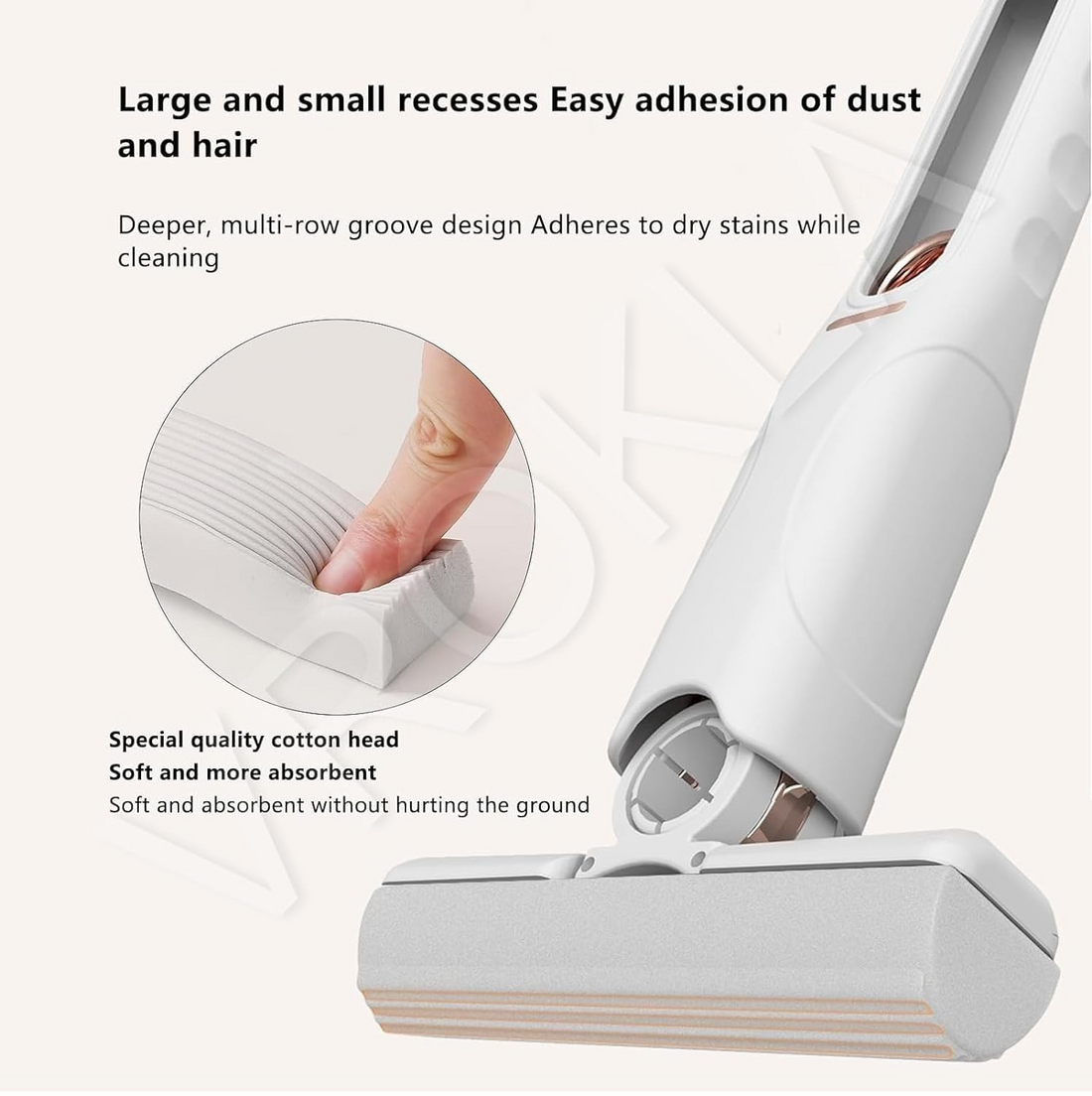 Portable Self-Squeeze Short Mop
