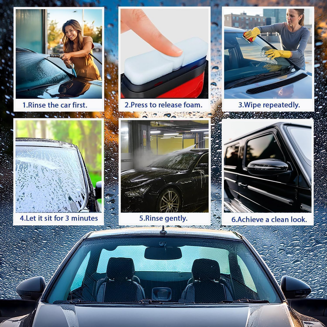 Automotive Oil Film Cleaning Brush (Buy 1 Get 1 Free)
