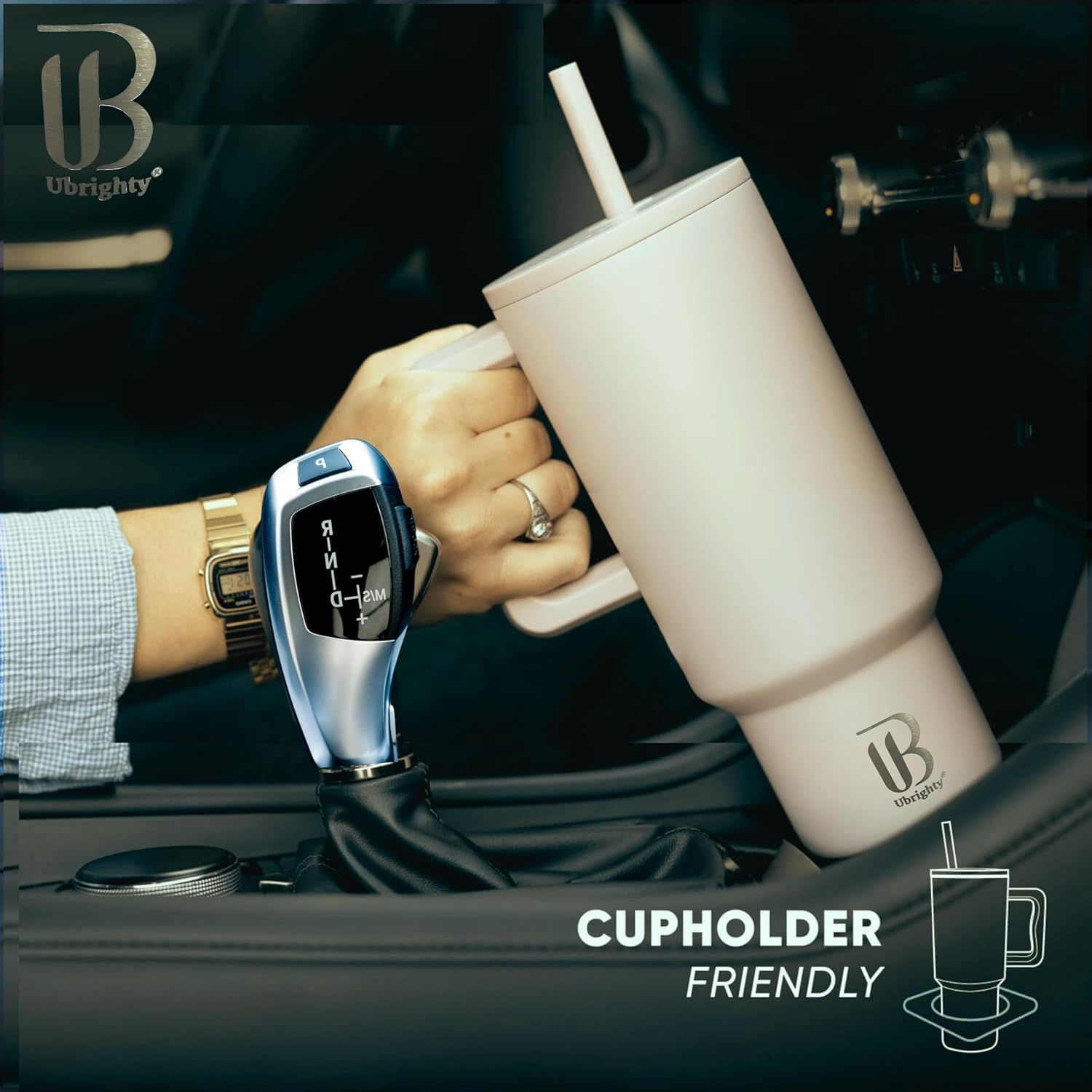 1200ML Tumbler with Lid & Straw + Stainless Steel Vacuum Insulated Mug – Combo Offer