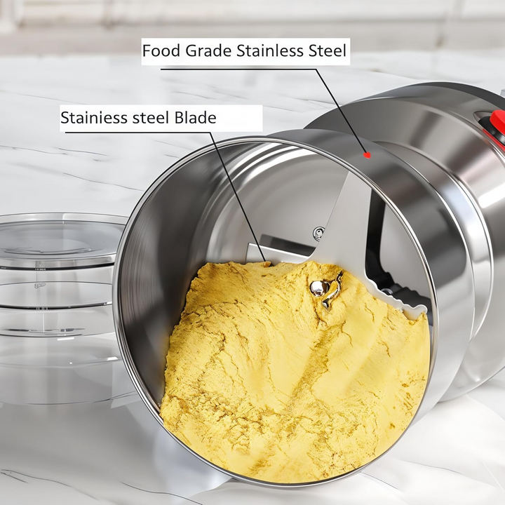 Nima Stainless Steel Multifunctional Mini Electric Grinder & Coffee Maker - Spice, Coffee, Masala, Beans, Nuts, Grains Grinder - Kitchen Mixer Grinder