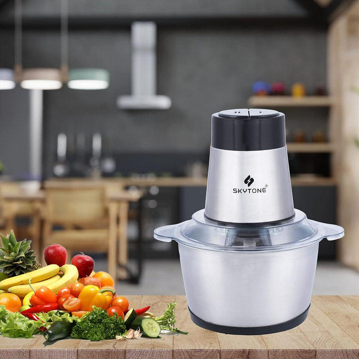 Electric Chopper, Meat Chopper With Stainless Steel Bowl Heavy 700W Motor - 2 Speed Modes For Kitchen Food Processor