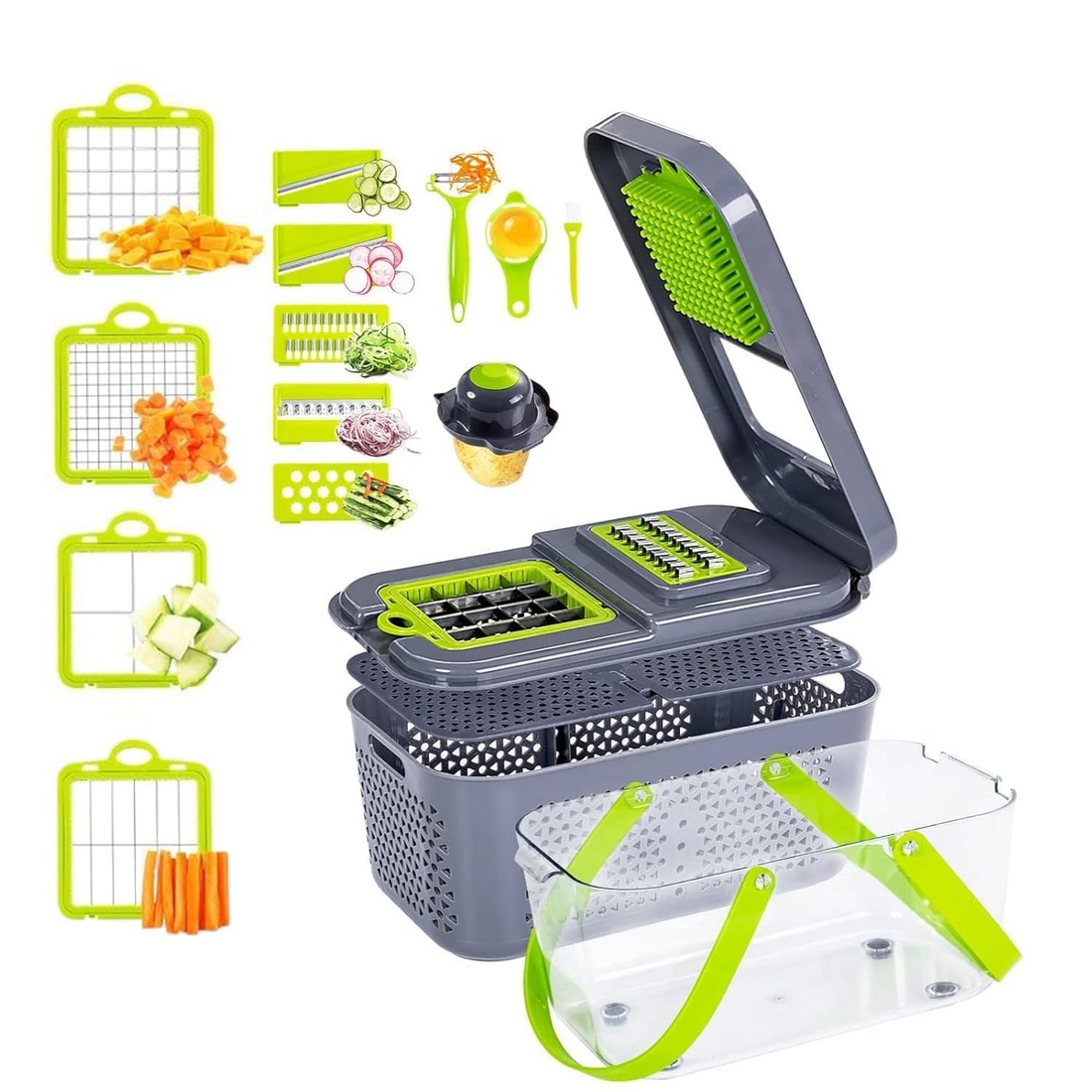 22 in 1 Multipurpose Vegetable and Fruit Chopper Cutter Grater Slicer