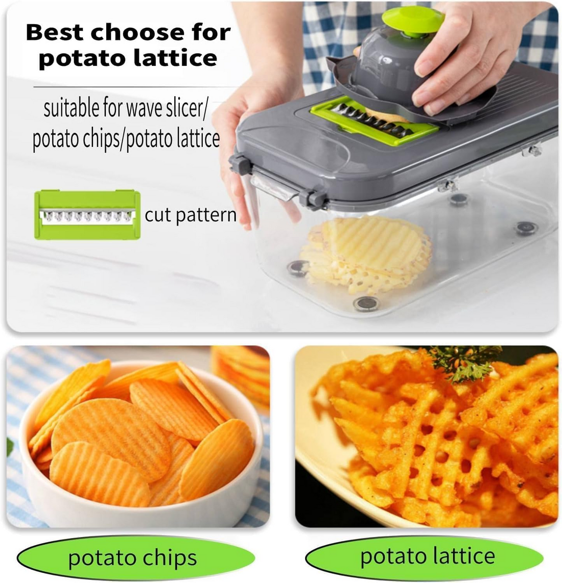 22 in 1 Multipurpose Vegetable and Fruit Chopper Cutter Grater Slicer