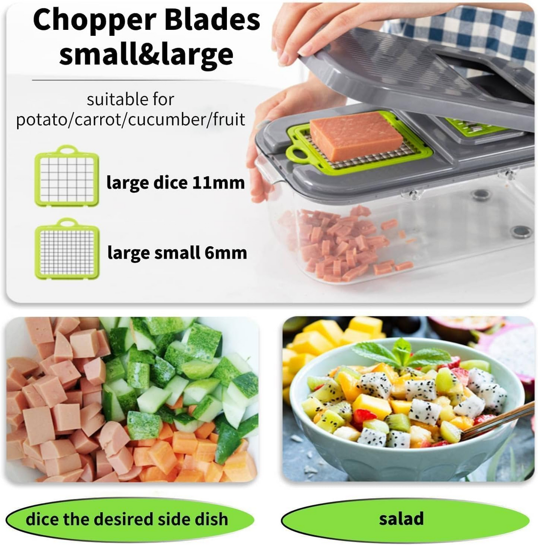 22 in 1 Multipurpose Vegetable and Fruit Chopper Cutter Grater Slicer