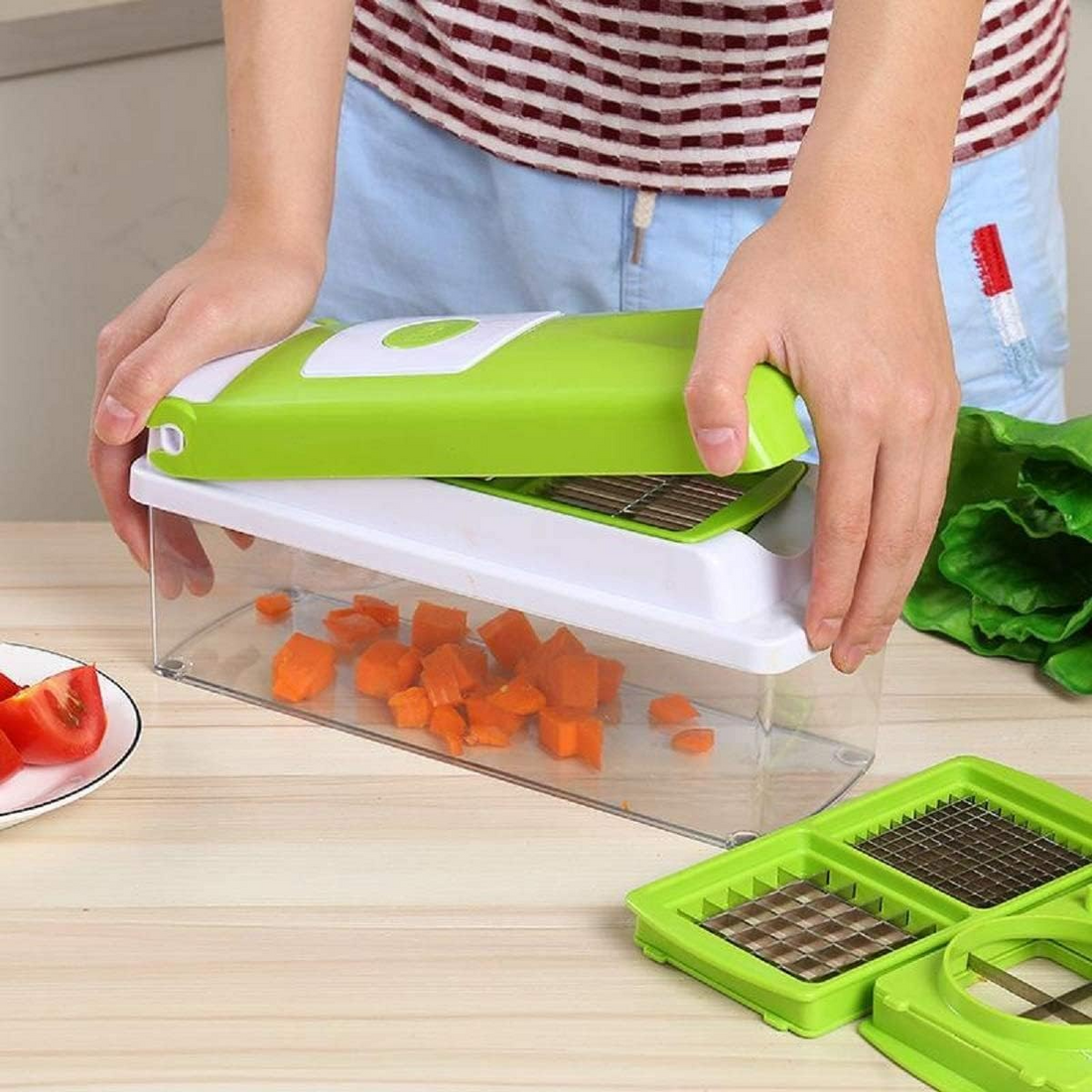 12 in 1 Multipurpose Vegetable and Fruit Chopper Cutter Grater Slicer