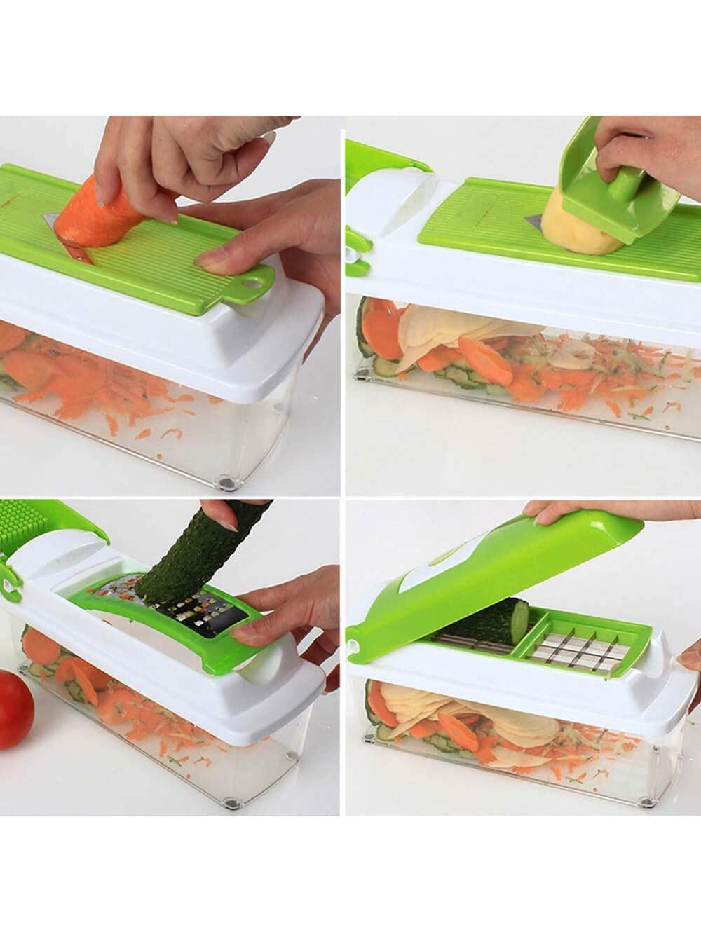 12 in 1 Multipurpose Vegetable and Fruit Chopper Cutter Grater Slicer