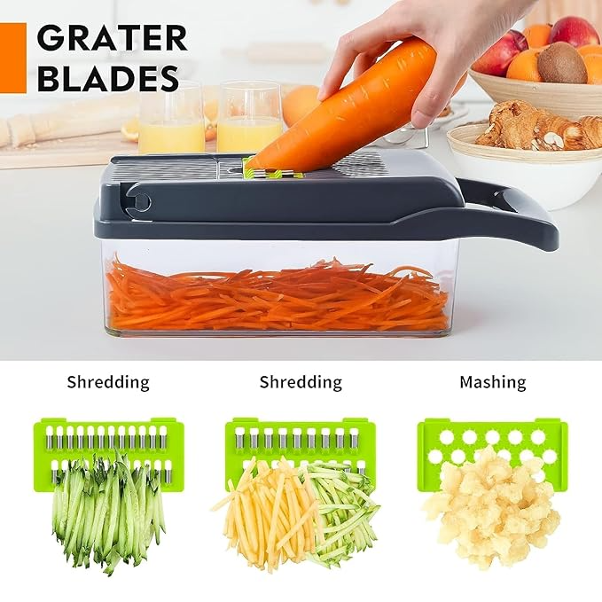 14 in 1 Multipurpose Fruits & Vegetable Chopper Cutter