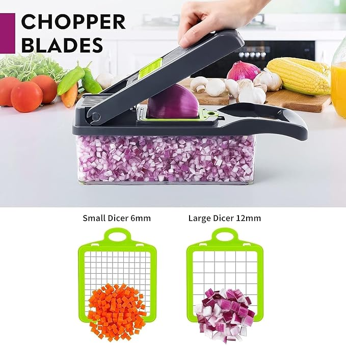 14 in 1 Multipurpose Fruits & Vegetable Chopper Cutter
