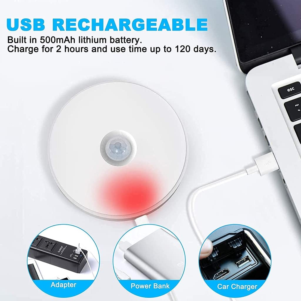 Motion Sensor Light for Home with USB Charging