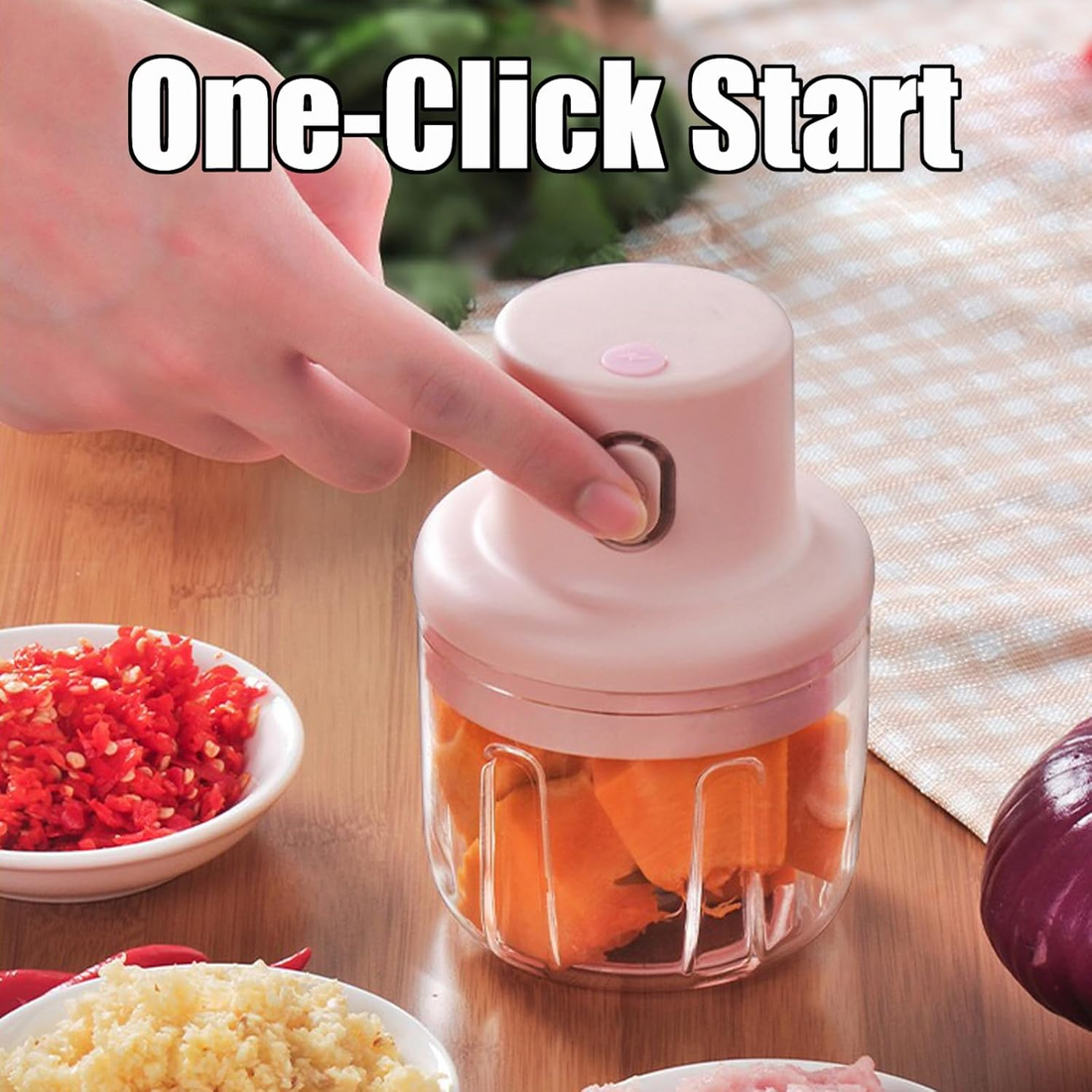 Electric Vegetable Chopper for Kitchen