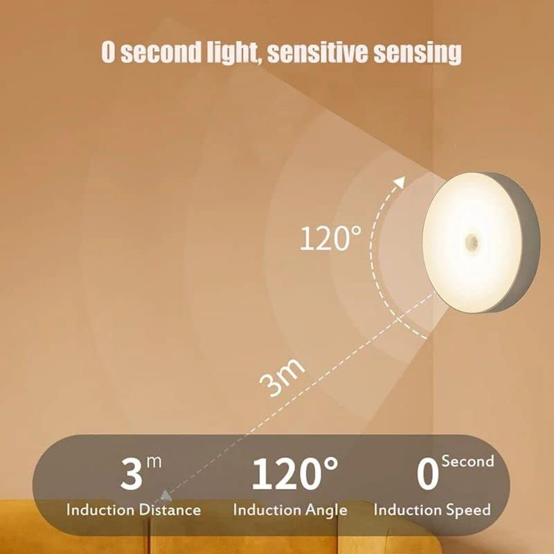 Motion Sensor Light for Home with USB Charging